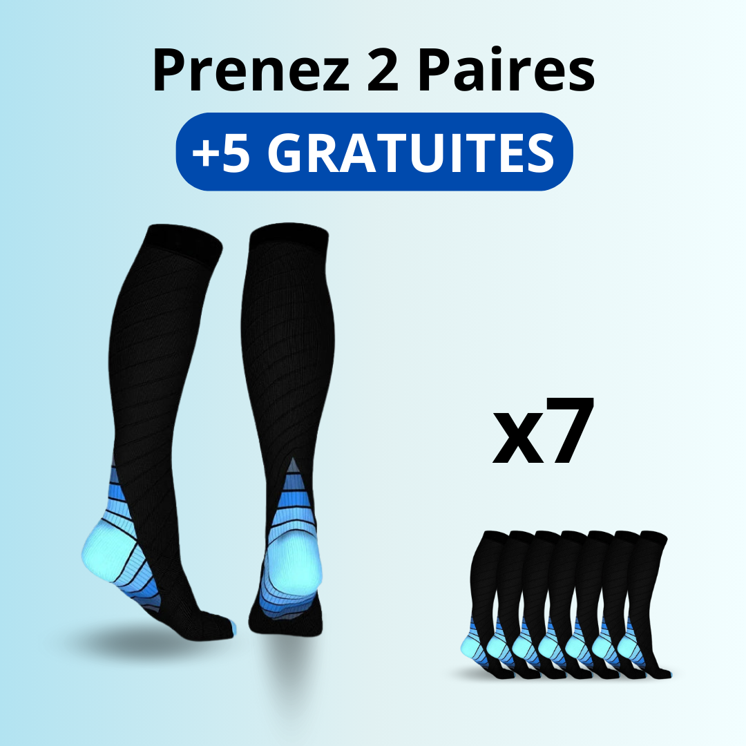 VenoAid™ | Chaussettes orthopédiques infusées